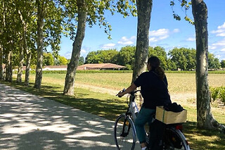 Journée guidée à vélo électrique dans le vignoble de St-Emilion