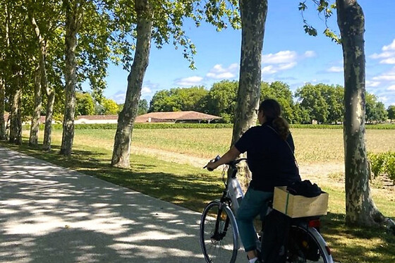 Journée guidée à vélo électrique dans le vignoble de St-Emilion