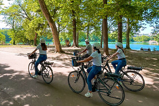 Balade à vélo au parc de la Tête d’or à Lyon (69) - Balade - vélo classique
