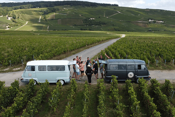 Balade en van vintage avec dégustation en Champagne (51)