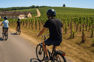 Balade à Solex en Champagne près de Reims
