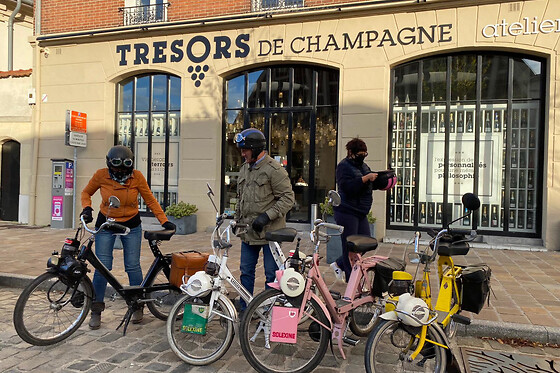 Balade à Solex en Champagne près de Reims