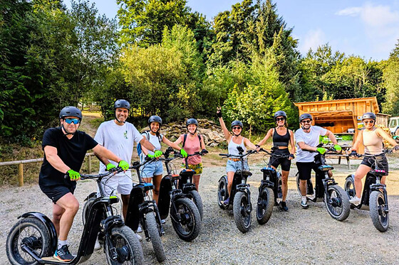 Balade en trottinette électrique au Soulié (34)