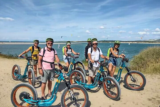 Balade en trottinette éléctrique au Touquet (62)