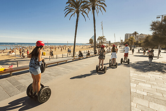 Tour JO 92 en Segway à Barcelone