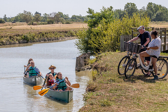 Balade en vélo à Sallertaine (85)