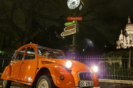 Balade en voiture 2CV à Paris