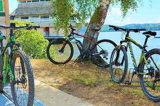 Location de VTT Eléctrique sur le Lac des Settons (58) - VTT électrique Semi Rigide - 2h
