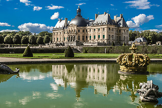 Balade en voiture de collection au Château Vaux-le-Vicomte