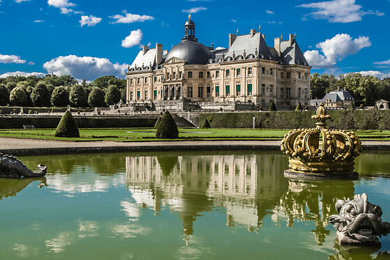 Balade en voiture de collection au Château Vaux-le-Vicomte