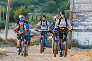 Balade de l'étang à trottinette à Leucate (11)