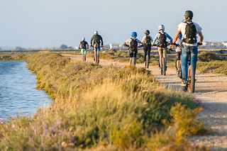 Balade de l'étang en trottinette électrique à Gruissan (11)