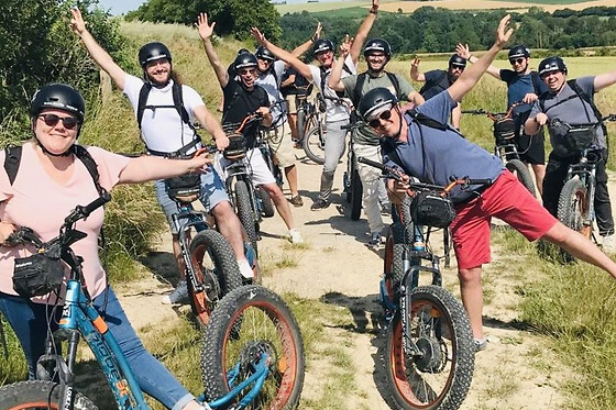 Randonnée  à trottinette électrique tout-terrain près d'Amiens