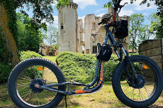 Randonnée  à trottinette électrique tout-terrain près d'Amiens