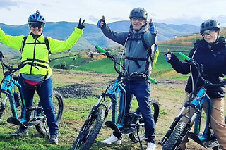 Randonnée à Trottinette électrique dans l'Ouest Lyonnais (69)