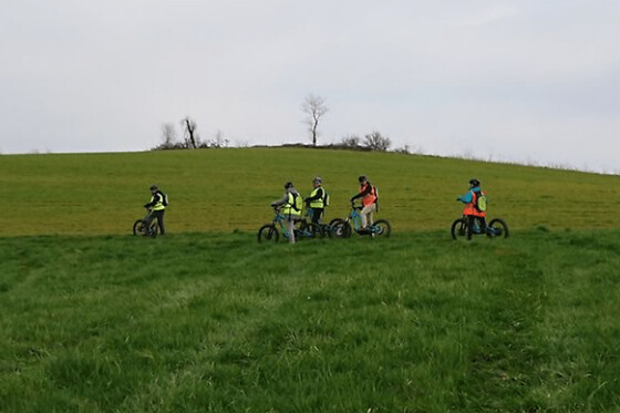 Randonnée à Trottinette électrique dans l'Ouest Lyonnais (69)