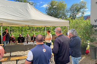 Apéro gourmand chez le Vigneron Indépendant à Gueberschwihr (68)