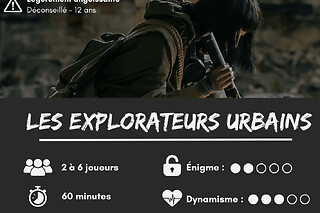 Escape Game "Les Explorateurs Urbains" à Aix-en-Provence (13) - Forfait 4 joueurs