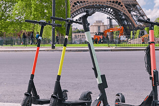 Balade à trottinette électrique à Paris