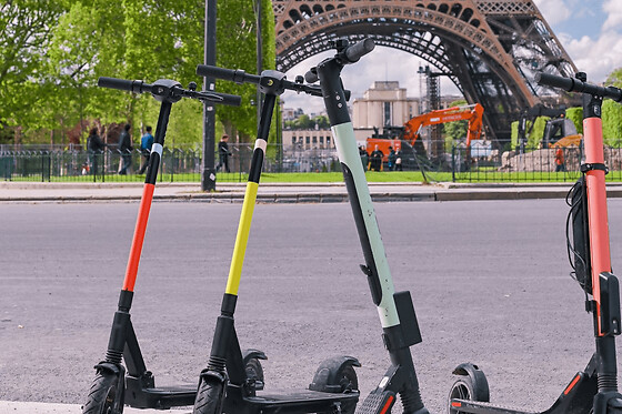Balade à trottinette électrique à Paris