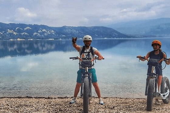 Balade à trottinette électrique autour du Lac de Sainte-Croix
