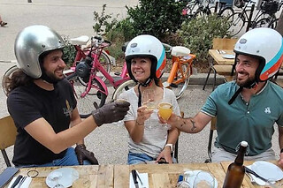 Balade apéro et plage en Solex à Argelès-sur-Mer (66)