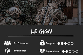 Escape Game "Le GIGN" à Aix-en-Provence (13) - Forfait 5 joueurs