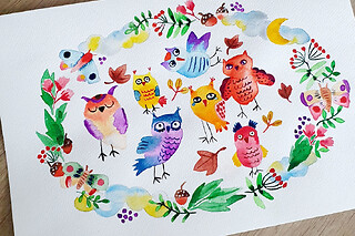 Atelier Aquarelle parent/enfant à Lille (59)