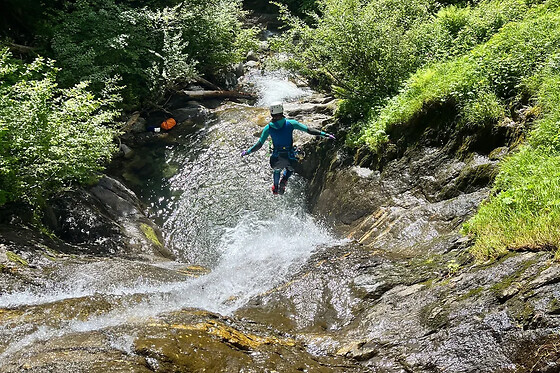 Canyoning au canyon du Villard à La Léchère (73)