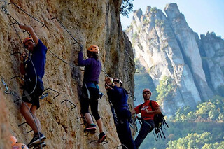 Via Ferrata "Vallon des tyroliennes" à Millau (12) - L'aventure verticale Adulte (+16 ans)
