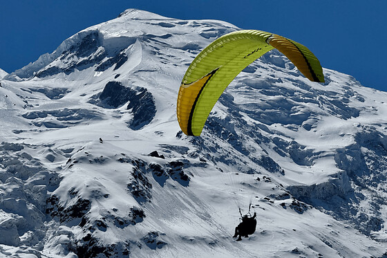 Vol en parapente depuis le Plan de l'Aiguille (74) - Vol découverte