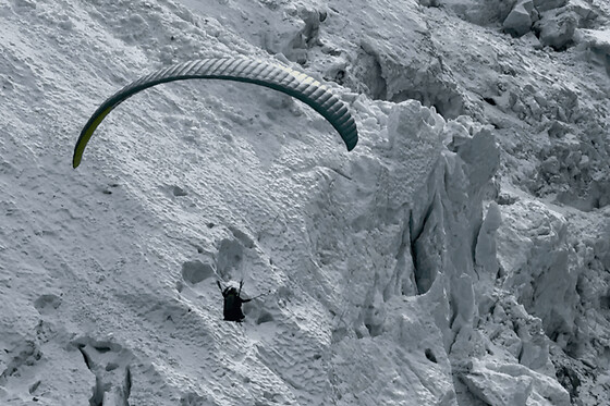 Vol en parapente depuis le Plan de l'Aiguille (74) - Vol découverte