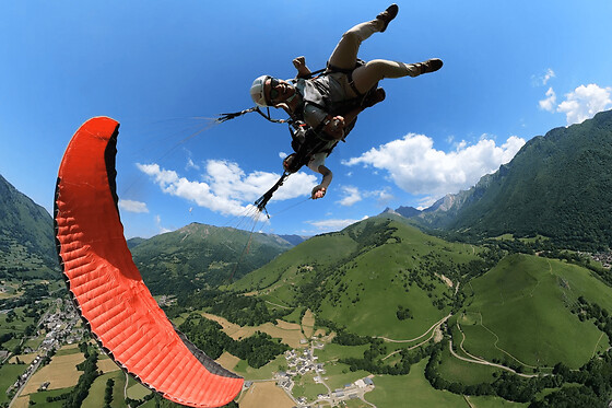 Vol Thermik ou Sensation en parapente dans la Vallée d'Aspe (64) - Vol Sensation - 30 min