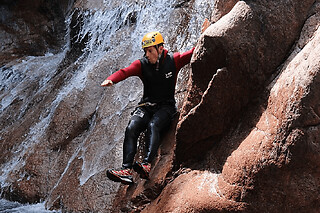 Canyoning à Solenzara dans le canyon de la Purcaraccia