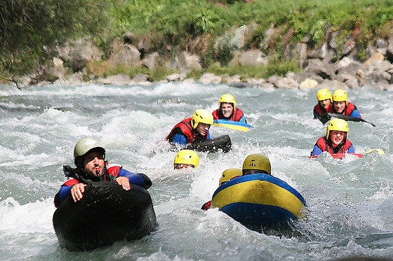 Descente en Hydrospeed sur l'Isère à Centron (73)