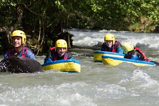 Descente en Hydrospeed sur l'Isère à Centron (73)