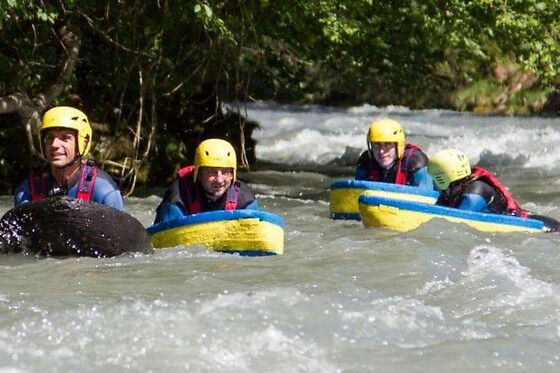 Descente en Hydrospeed sur l'Isère à Centron (73)