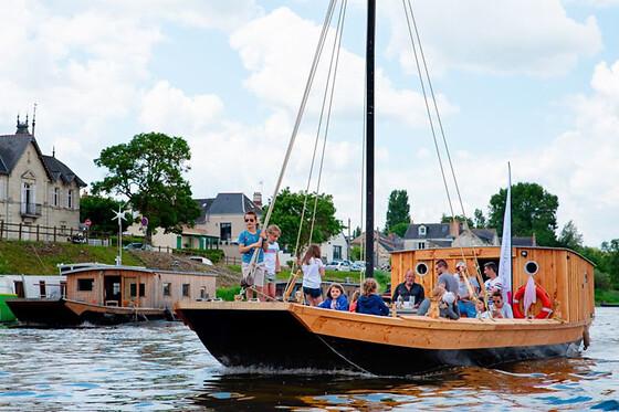 Balade en Bateau privatisé sur la Loire près d'Angers (49)