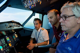 Simulateur de pilotage d'avion de ligne A320 à Roissy (95) - Duo