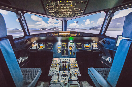 Simulateur de pilotage d'avion de ligne à Montpellier (34) - Découverte