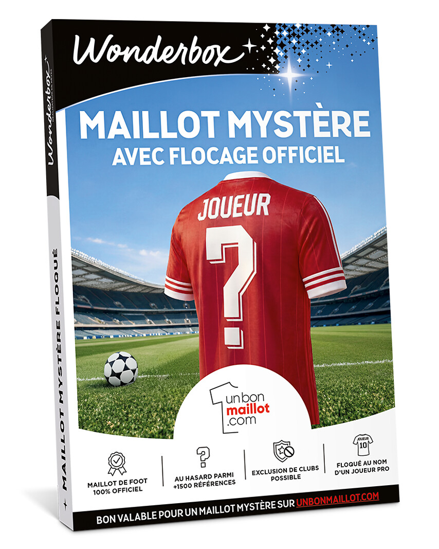Box Maillot Mystère Football - Floqué