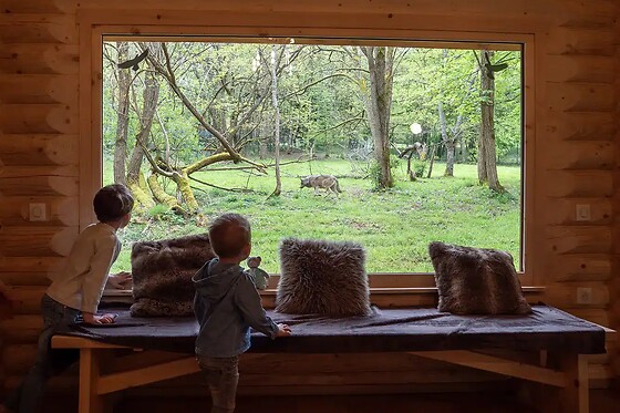 Un séjour avec une visite du zoo pour deux au Lodges du Reynou (87)