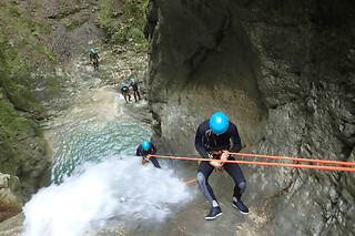 Canyoning au Canyon du Versoud près de Grenoble (38)