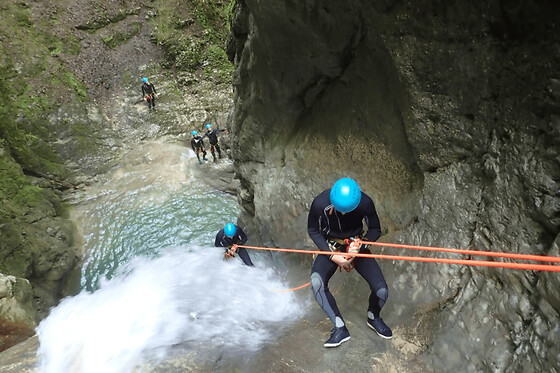 Canyoning au Canyon du Versoud près de Grenoble (38)
