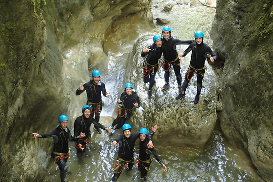 Canyoning au Canyon du Versoud près de Grenoble (38)
