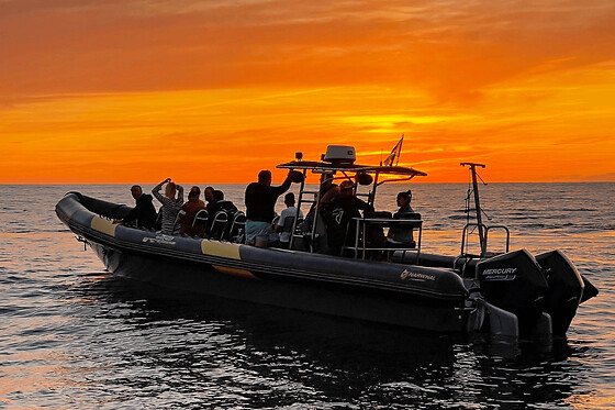 Croisière coucher de soleil aux sanguinaires depuis Porticcio