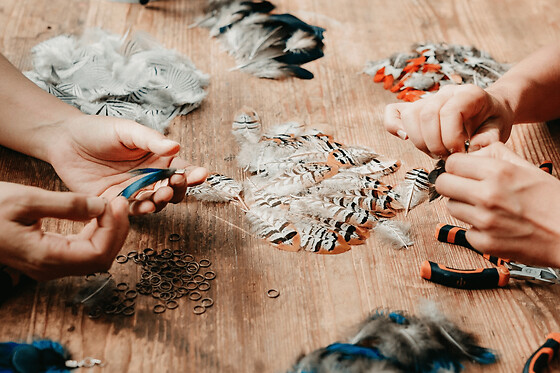 Atelier bijoux en plumes à Montpellier ( 34)