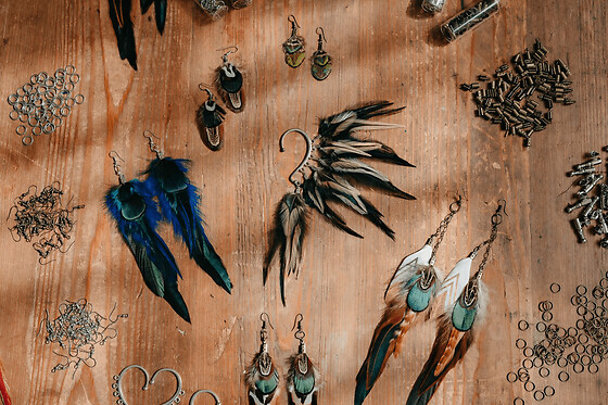 Atelier bijoux en plumes à Montpellier ( 34)