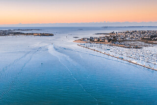 Soirée en Catamaran dans la rade de Lorient depuis Larmor-Plage