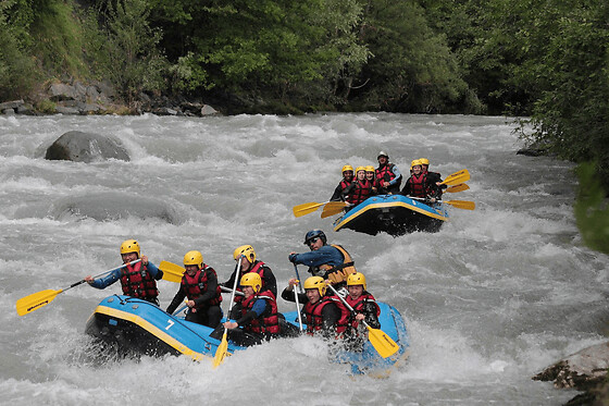 Rafting à Centron : descente du Doron (73)
